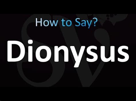 how do you pronouce the gucci dionysus|dionysus pronounce.